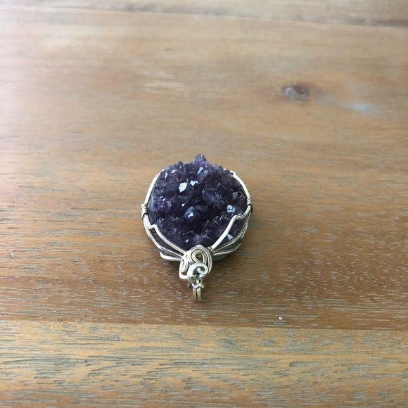 💜 ULTRA  rare amethyst pendant 💜 - Picture 4 of 4